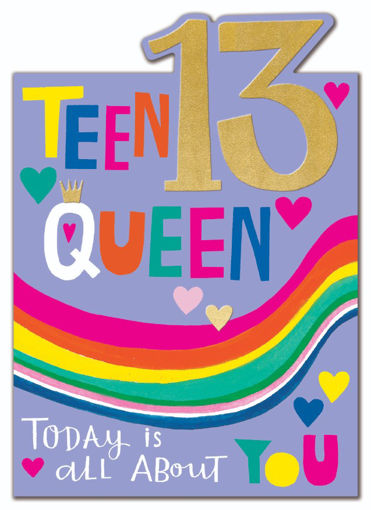 Picture of 13 BIRTHDAY CARD TEEN QUEEN